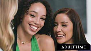 アレクシス・テイがヴァンナ・バードットとアンナ・クレア・クラウズと熱い3Pに突入