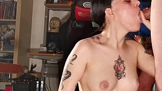 瘦弱哥特妹在口交合集06中吸巨屌，技术真牛！