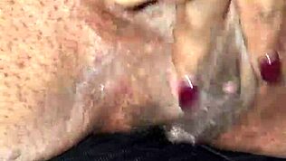 granny fingering her pussy in a parking lot outdoors