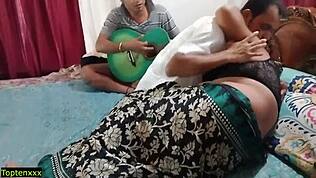 Indian Village Wife Banging Hard In Front Of Husband!