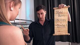 Seksi rdečelaska Lottie Magne jezdijo fanta v čutnem jutranjem seksu