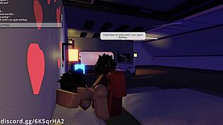 Tenhle démon si vezme horkou fanynku a v Robloxu ji pořádně ošuká.