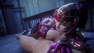 Hele, chceš vidět tu obrovskou prdel Overwatch 3D krásku v akci?