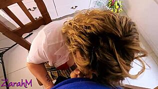 أستاذ كبير ينيك طالبته بقوة عشان تساعدها تنجح في الامتحان الصعب!