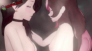 Cinder和Neo在淋浴间湿身磨蹭，这动漫循环有声超带感