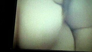 Esposa BBW da mamada intensa con tetas naturales grandes rebotando