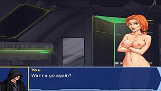 Гледайте как рудата извънземна чудовище я чука грубо в догги отзад!