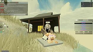 Vad händer med Roblox porr 67? Söt hora böjer sig för djup anal action