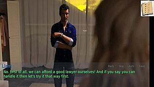 Żona i macocha ogarniają domowe rodzinne sprawy w 3D