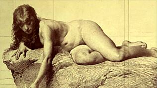 Ilustração erótica vintage safada