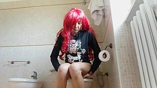 WCS versteckte Kamera filmt nasse Muschi im Bad