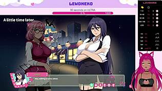 יו lewdneko הוויטובר משחקת פוטה זיון קרימפי הentai מטורף