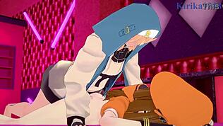 May i Bridget ostro pieprzą się analnie w hentai Guilty Gear Strive