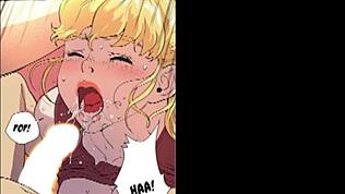 Empujando Hardcore en Taxi con Novia Anime en Perro 😈💥