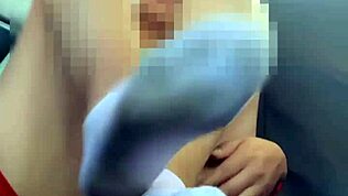 Rožná dievčina platí taxikára pičou