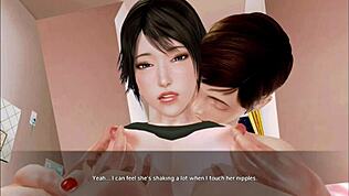 Lærer 18+ Kitty å suge kuk i mørk magi