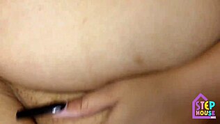 Hej, bbw styvmamma, klarar du denna slafsiga blås?