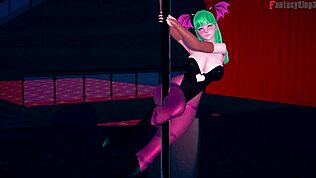 Morrigans borddans Halloween special på Sheer Fantasyking3