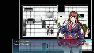 한 남자가 헨타이에서 화끈한 여자들 둘러싸여