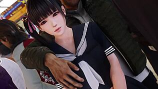 Ej, Koharu se savija za divlju vožnju vozom! 🚂