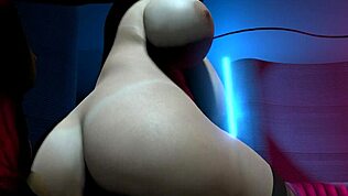 Sletterige cougar rijdt een gemene pik in een club!