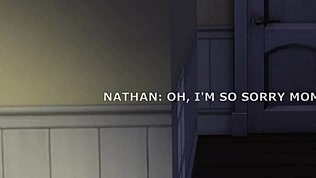 La matrigna implora il figlio per un massaggio alla schiena in scena animata 3D selvaggia