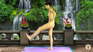 Dia 20 do desafio GPP com Julia V Earth: novos exercícios constroem tensão muscular.