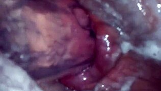 Queria que fosse real o gozo pingando do meu buraco depois do anal