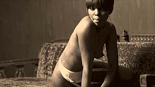 Meget sjælden vintage interracial threesome du må se