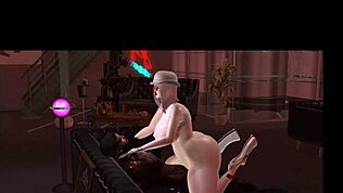 섹스 메탈 바비가 큰 검은 자지 바이커랑 박아