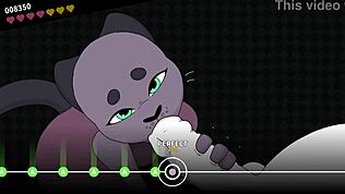 卡通毛茸茸Cathy被怪物鸡巴猛干群交