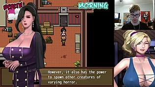 Rachel och Leslie suger, slickar och böjs över i denna okändsade trekant 😈