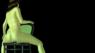 アニメ娘がセクシーなポーズでいろんな体位披露