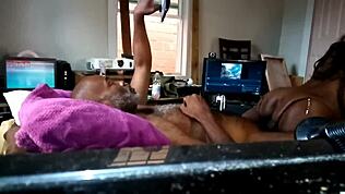 THOT v Texase dostane domácu ebony trojku do mokrej piče