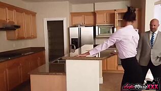 不動産ミルフSofie Marieが騎乗位バックでハードに跨がれまくり！🔥