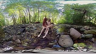 アナ・モリーとベル屋外レズ指マンでイキまくり？赤毛パイパン絶頂ソフトプレイ