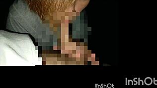 Pasangan Amatur Jepun Hisap & Kocok Luar Rakaman Telefon