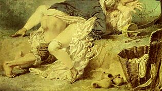 Vintage erotická ilustrace s retro anime stylem