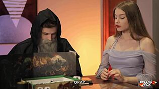 Большое D&D порно-приключение с малышкой 18+: фейсфак и минет