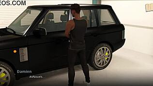 Seksi firer med nydelige tenåringer 18+ som rir store kukker