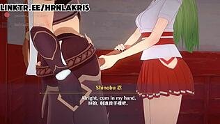 Gir Genshin Impacts horn Lakris fotjob og blowjob i denne 3D anime pornos?