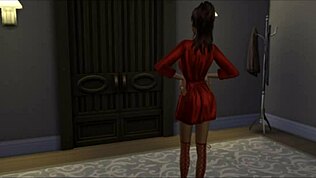 Nachbarin Vanessa begrüßt speziellen Gast in Sims 4