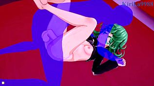 Tatsumaki og Fubuki får creampie av gamlingen i denne hentaien!