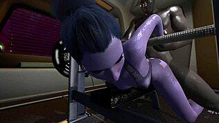 अरे, BBC विडोमेकर ने ओवरवॉच SFM में डीपथ्रोट किया! कार्टून एनल में मस्त धमाल