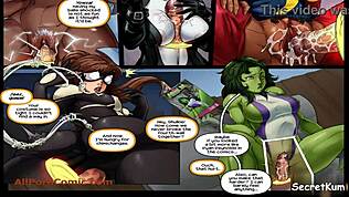 Kartun Deadpool Jelajahi Portal Liar dalam Aksi Hentai Bikini