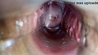 Viděl jsi někdy orgasmus zachycený tak blízko uvnitř mokré vagíny?