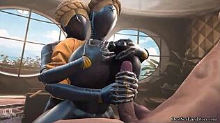 Yo, ballerina-tvillingar går vilda i denna sex-samling del 1!