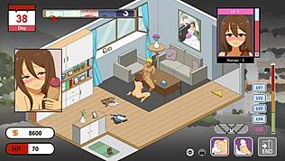 Хентай игра Handyman Legend часть 4 показывает падших жен, изменяющих в дикой акции