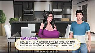 Stesøster og nabojenta har sex foran meg med monsterkuk og søt antrekk