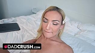 Хей, нахална доведена дъщеря, готова ли си за груб урок от DadCrush, който няма да забравиш?